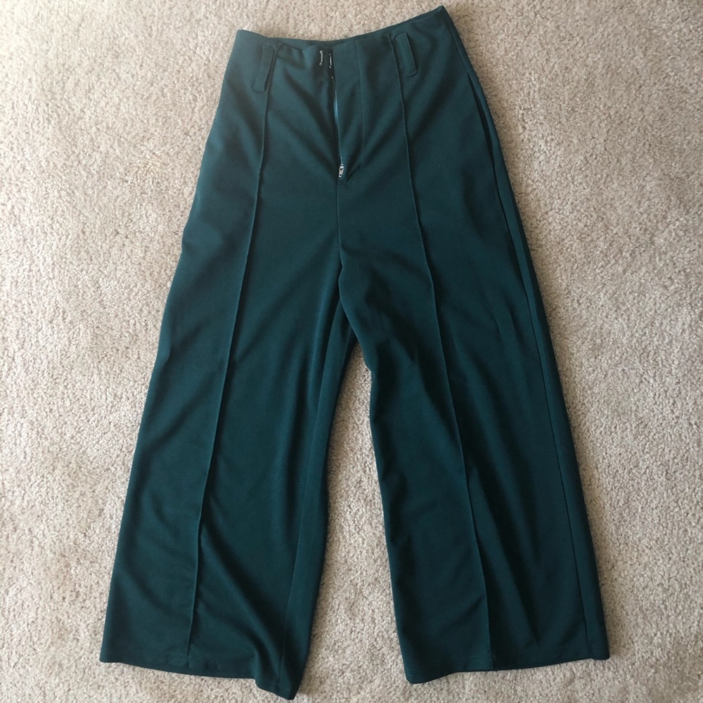 Shein Forest Green Culottes